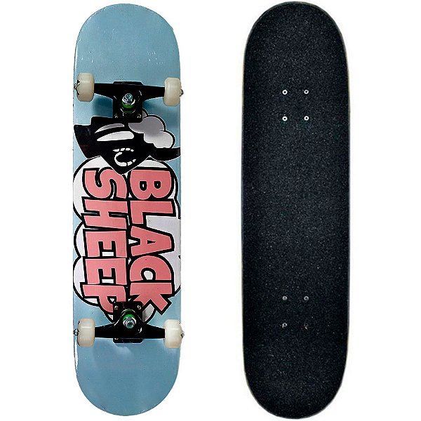 Skate Montado Black Sheep Semi Profissional 8.0 Blue Sheep