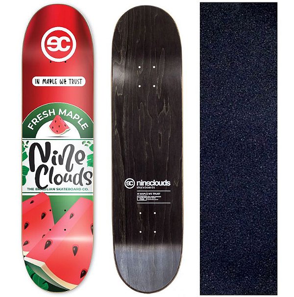 Shape Profissional Maple Skate Nineclouds 8.0 Fresh (Grátis Lixa Importada)