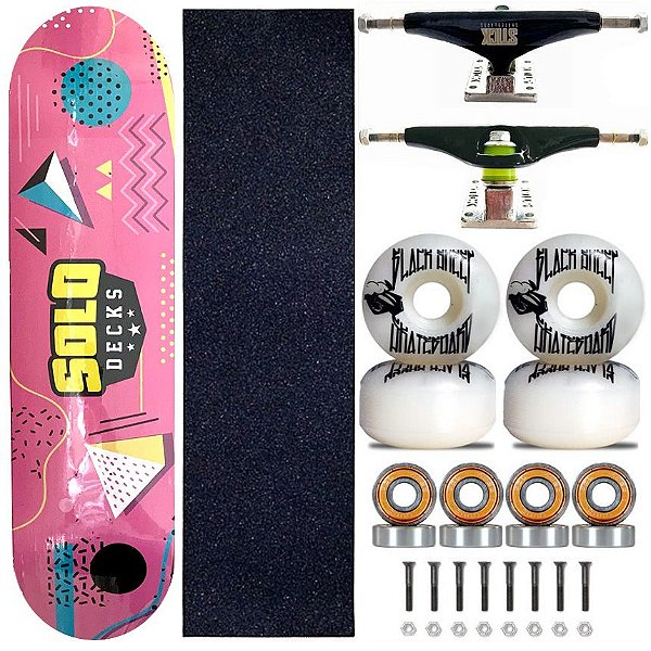 Skate Montado Shape Solo Decks Graphic Pink 8.0