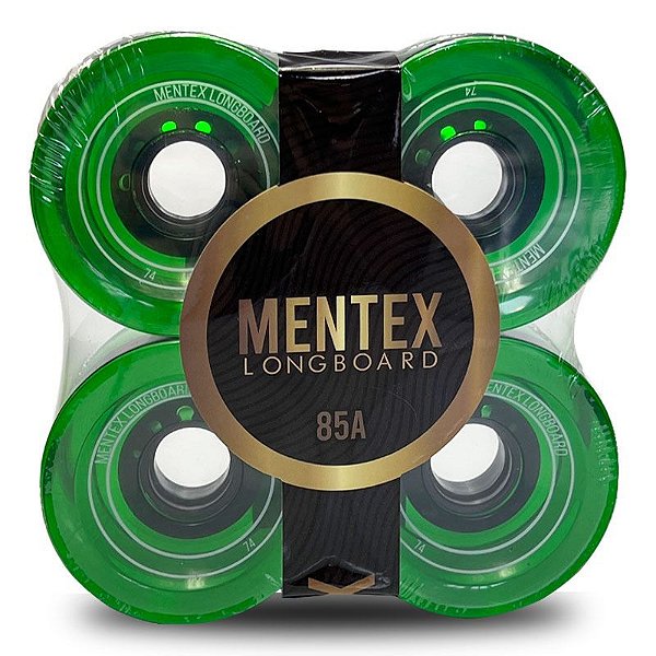 Rodas Longboards Mentex 74mm Clean Green Importada