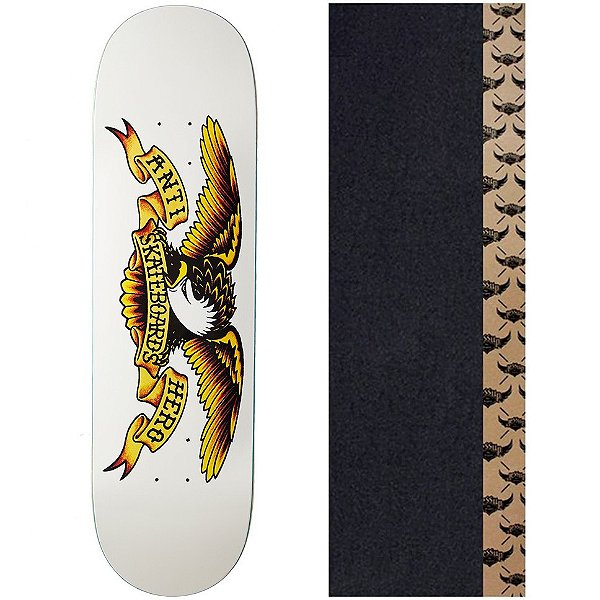 Shape Anti Hero Skateboards Pro Deck 8.75 Eagle White + Lixa Jessup Importada