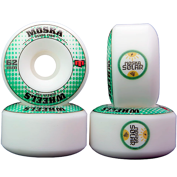 Roda Moska Downhill Slide 62mm 53D ( jogo 4 rodas )