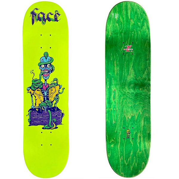 Shape de Maple Face Skate 8.0 Serpiente Amarillo