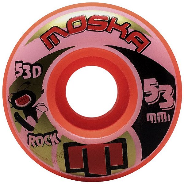 Roda para Skate Mentex 53mm Laranja ( jogo 4 rodas ) - Virtual Skate Shop