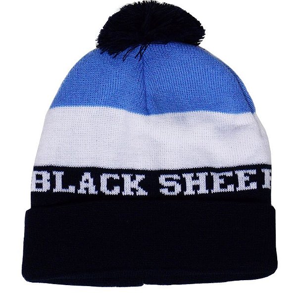 Gorro Black Sheep Trico Azul Branca