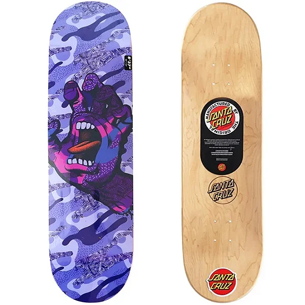 Shape Santa Cruz Maple 8.6" Screaming Hand Blue