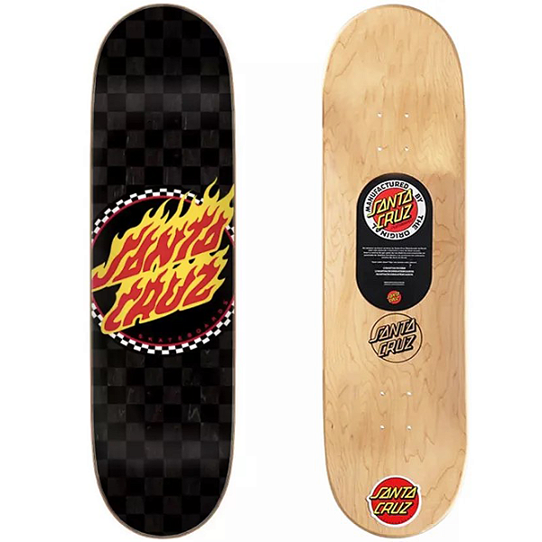 Shape Santa Cruz Maple 8.0" Quads Flame Black
