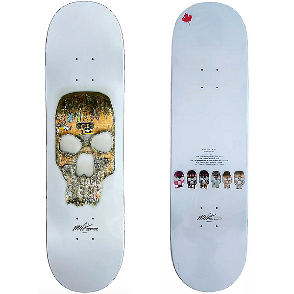 Shape Maple Milk Skate 8.25 Broken Skull Color Beto Janz
