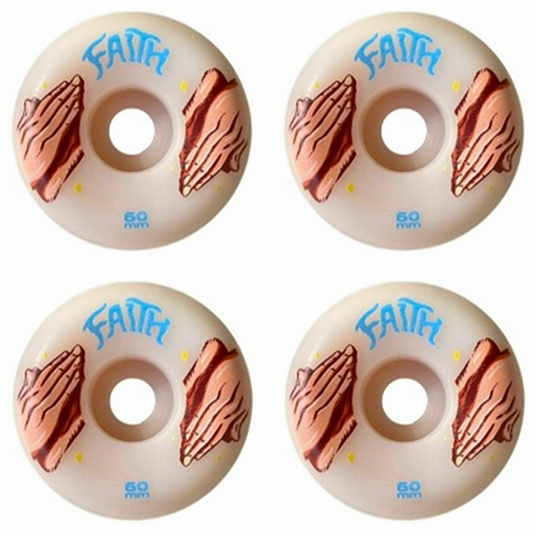 Rodas Faith Skateboards Hands 60mm Dureza 100A Mande in USA