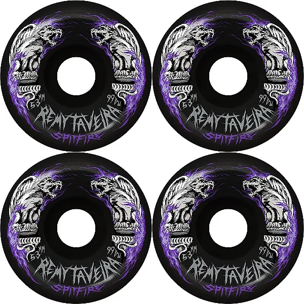 Rodas Spitfire 53mm F4 Conical Full Chimera Remy Taveira Black 99A