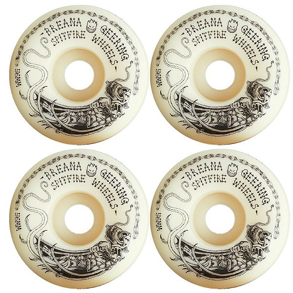 Rodas Spitfire 56mm F4 Conical Full Breana Geering White 99A