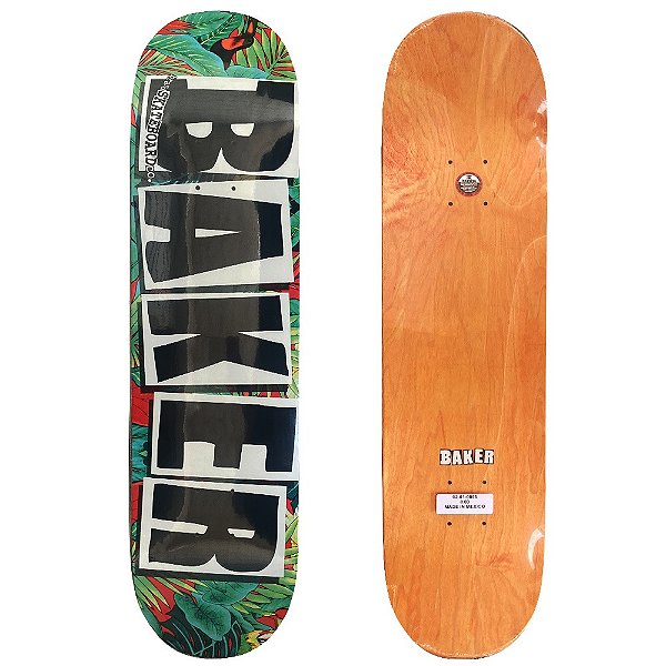 Shape Maple Baker Brand 8.0 Fauna Green Tag Black