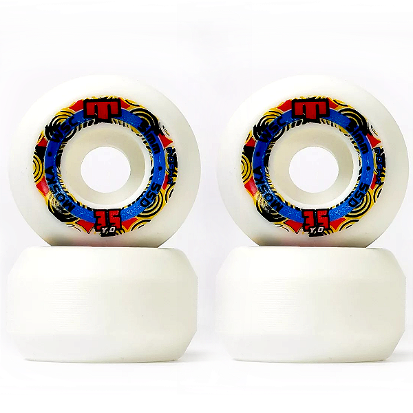 Rodas Para Skate Moska 51mm Dureza 55D WSC 35-YO
