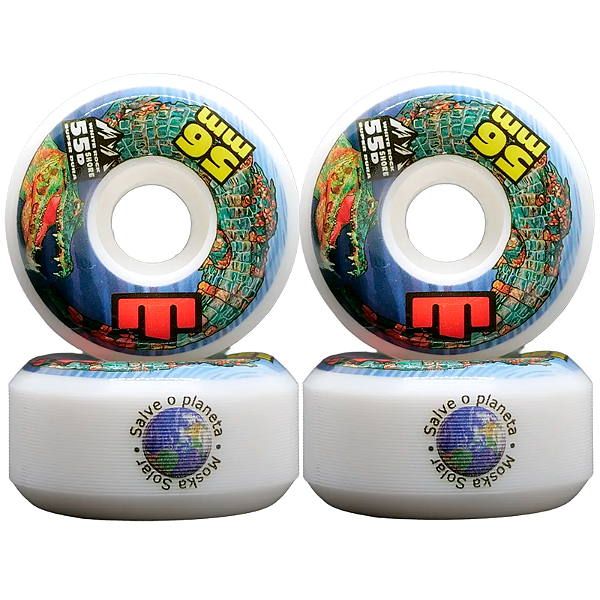 Roda Moska 56mm Dureza 55D Solar