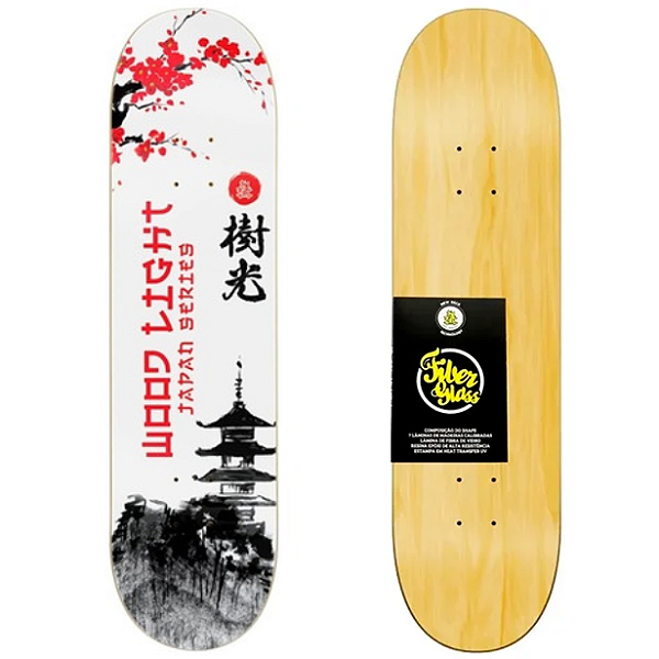 Shape Wood Light Skate Marfim Fiber Glass 8.25 Japan Minka