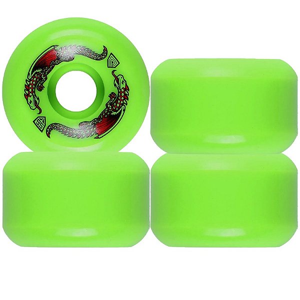 Rodas Powell Peralta Skateboard 54mm x Dragon Formula 93A Green