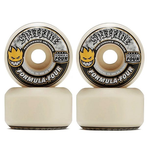 Rodas Spitfire Formula Four Conical Full 56mm Gray on Liquid 99DU