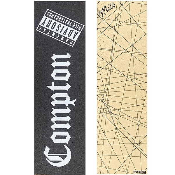 Lixa Compton Milk Skateboards Emborrachada Importada