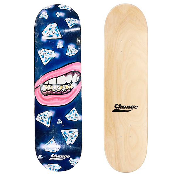 Shape Marfim Change Skateboards 8.0 Diamond Blue