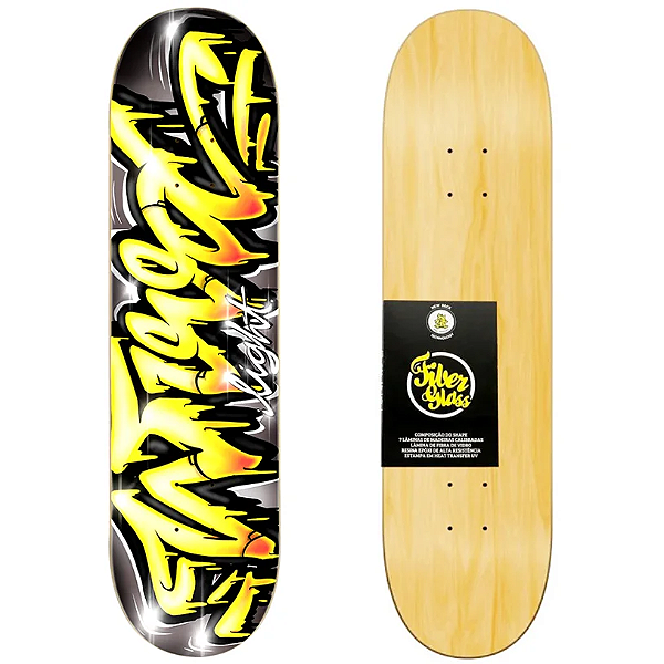 Shape Wood Light Skate Marfim Fiber Glass 8.5 Grafite Melt