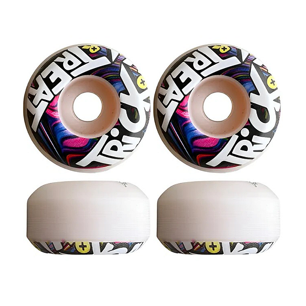 Roda Para Skate Importada 51mm Trick Or Treat Dureza 99a PK Black