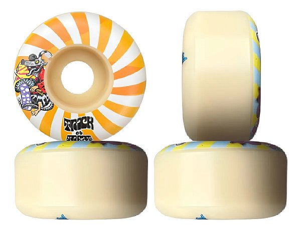 Roda Para Skate Importada 51mm Trick Or Treat Dureza 99a Mushroom Rats