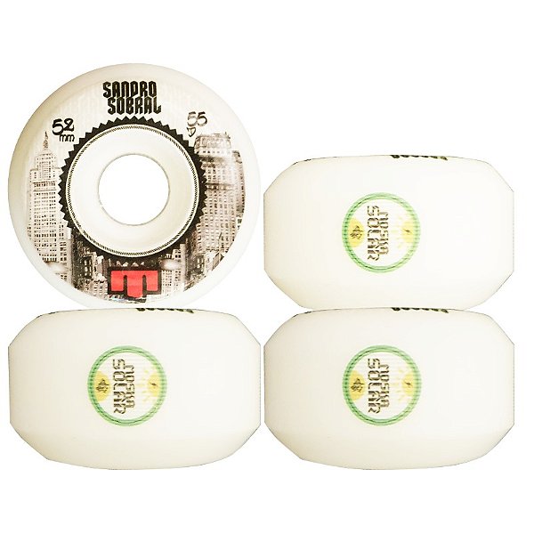 Roda Moska Pró Model Sandro Sobral 52mm Dureza 55D