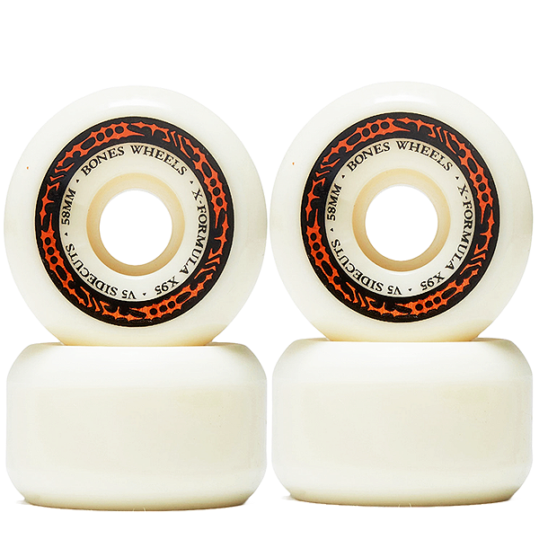 Roda Bones X-Formula 58mm X95 V5 Sidecuts (Jogo com 4)
