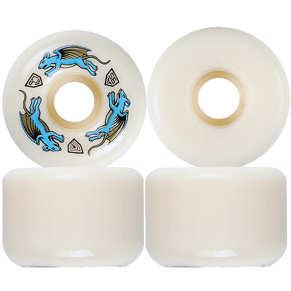 Roda Powell Peralta Dragon Formula 56mm 97A Nano Cubics Blue (Jogo com 4)