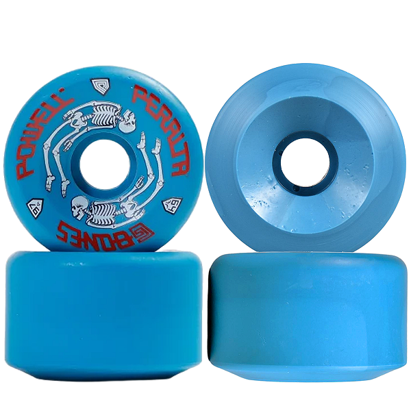 Roda Powell Peralta G-Bones 64mm 97A Blue Re-Issue (Jogo com 4)