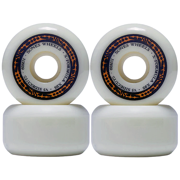 Roda Bones Wheels X-Formula X95 V5 Sidecut 60mm (Jogo com 4)