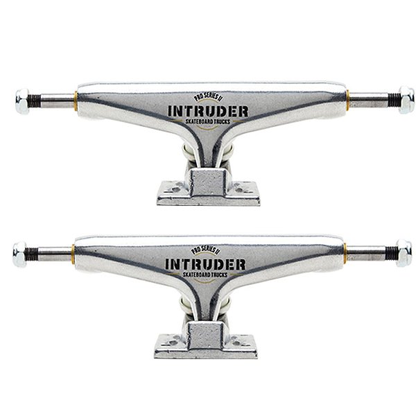 Truck Intruder Hollow Pro Series 159mm High Silver (Par + Grátis 8 parafusos)