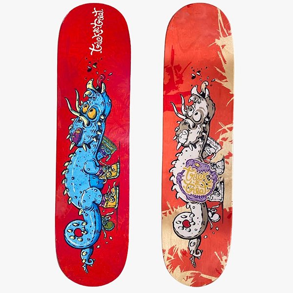 Shape para Skate de Marfim Trick or Treat 8.0 Red Creature