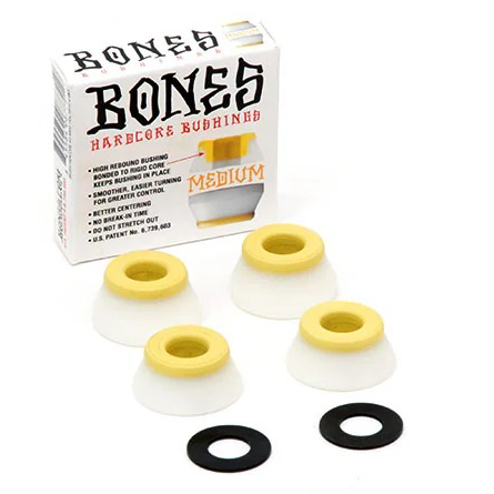 Amortecedor Bones 91A Medium Hardcore Bushings White