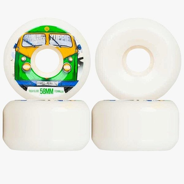 Roda Powell Peralta 58mm Yuppie 104a Slide Formula