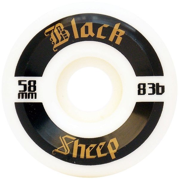 Roda Black Sheep Importada Gold 58mm 83B ( jogo 4 rodas )