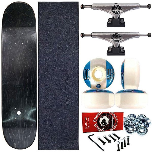 Skate Completo Profissional Maple Liso 8.0 + Truck This Way 139mm