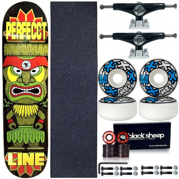 Skate Completo Shape Perfect Line 8.0 Tribo + Truck This Way