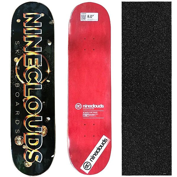 Shape Profissional Maple Skate Nineclouds 8.0 Space (Grátis Lixa Importada)