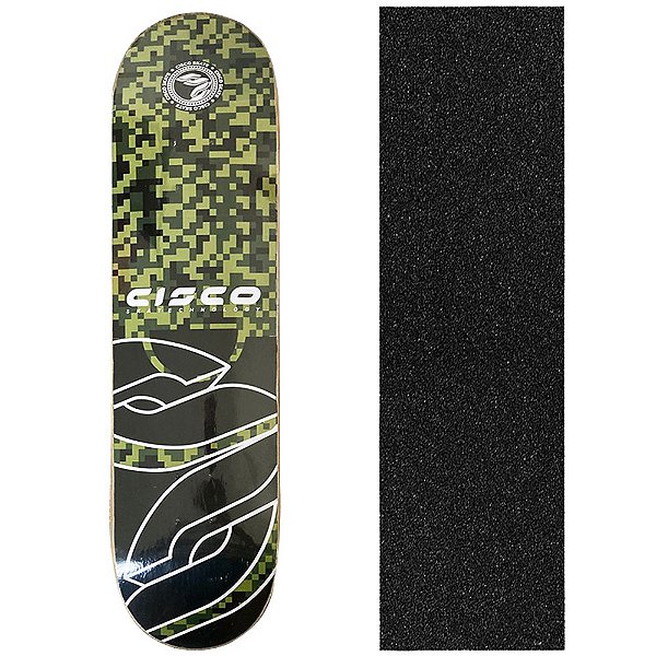 Shape Cisco Skate Marfim PIXEL 8.0 - Virtual Skate Shop