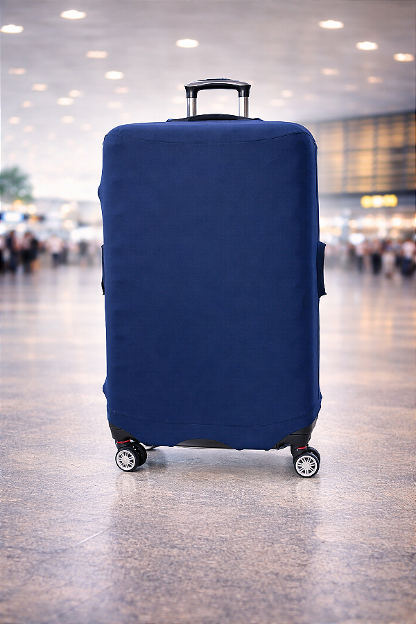 Capa para Mala Azul Malha Neoprene