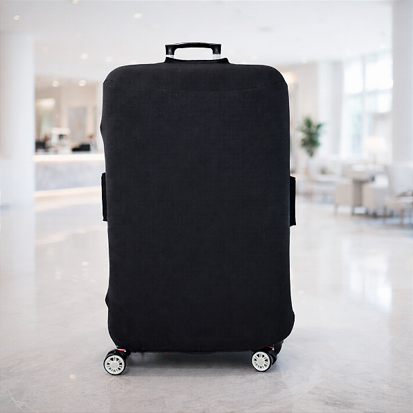 Capa para Mala de viagem Malha Neoprene Preta