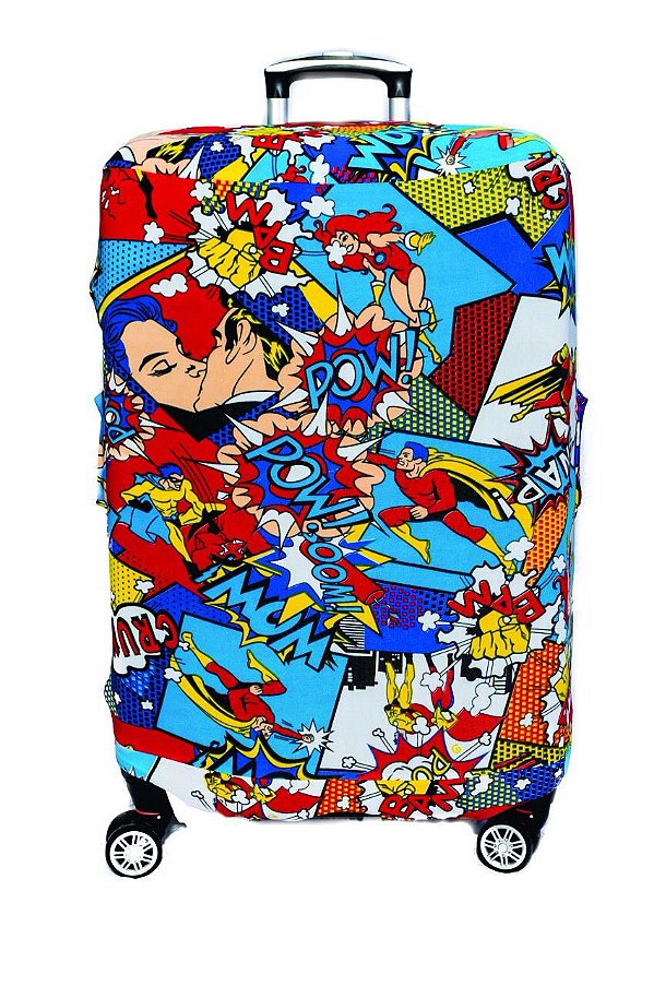 Capa para mala de viagem Heróis