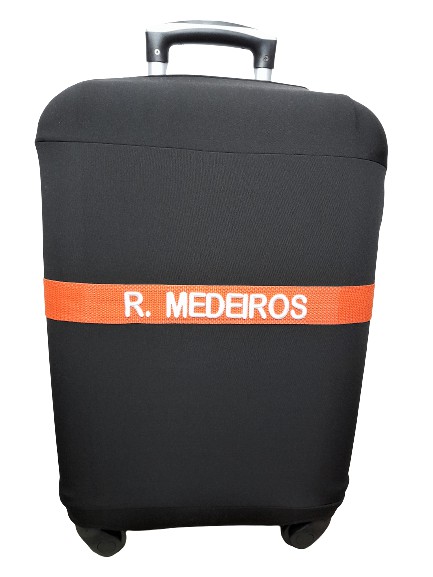 Cinta de identificação para mala de viagem personalizada nome