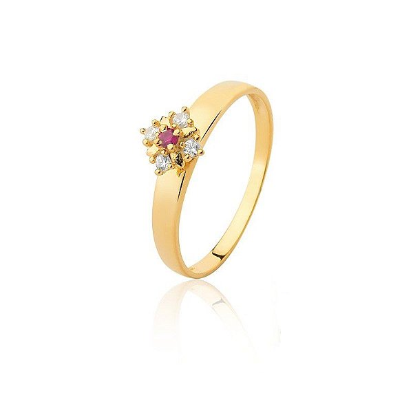 Anel Formatura Ouro 18k