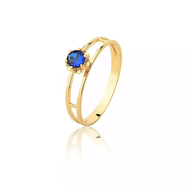 Anel formatura feminino de ouro 18k