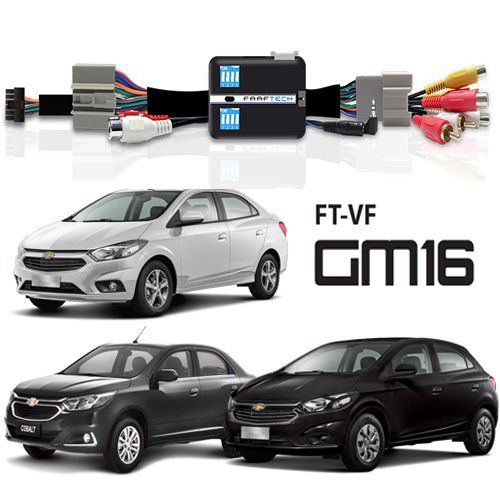 Interface Desbloqueio De Tela GM MyLink 2 Cruze LT / Cobalt / Onix / Prisma / S-10 / Sonic / Spin / Tracker Faaftech FT-VF-GM16