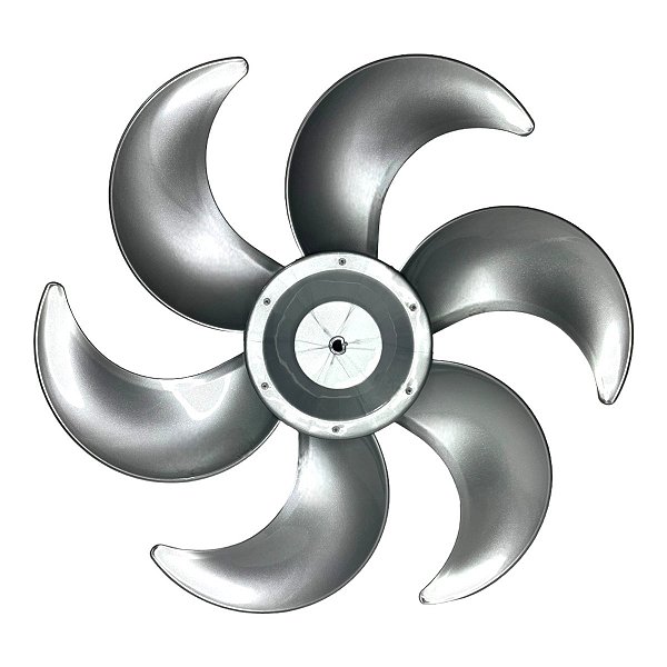 Hélice Para Ventilador Britânia/Philco 6 Pás 40cm Prata Bvt405 Pvt400 Bcv450P