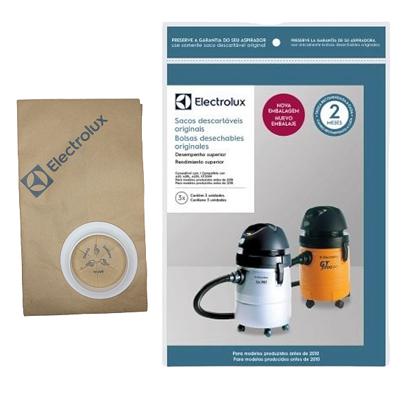 Sacos Descartáveis Originais Electrolux Para Aspiradores de Pó CSE19