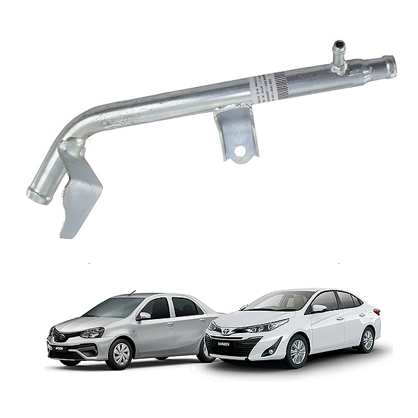 Tubo Cano d'Água Toyota Etios 1.3/1.5 17/21 Yaris 1.3/1.5 18/24 (VVT-i) - Grazzimetal